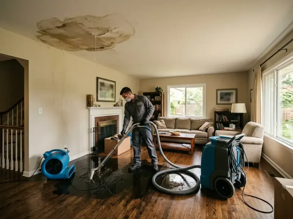 attic-pipe-burst-ceiling-drip-008 — frequently asked questions, Water Damage Restoration & Carpet Care in Rochester, MI